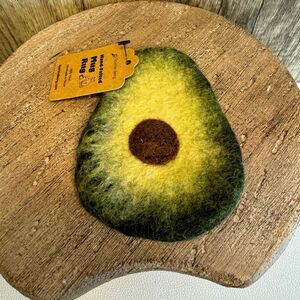Felt Avocado Coaster Mug Rug Home Decor Gift for Boho NEW FAST SHIP